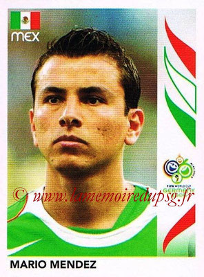 2006 - Panini FIFA World Cup Germany Stickers - N° 248 - Mario MENDEZ (Méxique)