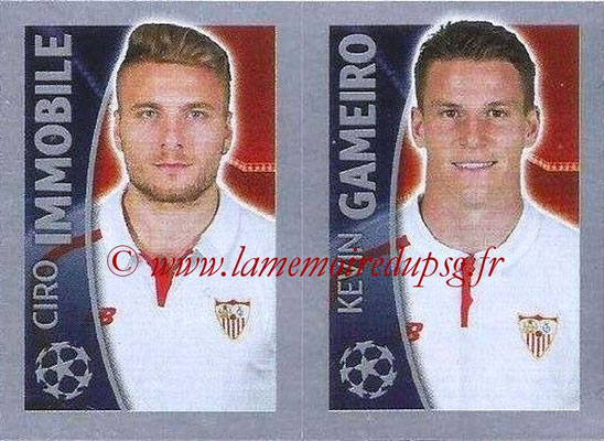 2015-16 - Topps UEFA Champions League Stickers - N° 277 - Ciro IMMOBILE + Kevin GAMEIRO (FC Seville)