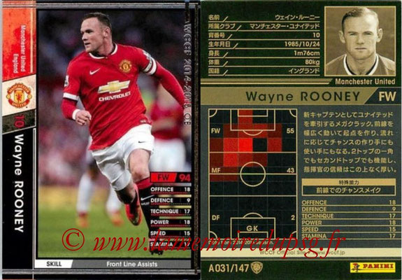 2014-15 - WCCF - N° A031 - Wayne ROONEY (Manchester United FC)