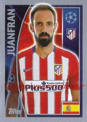 2015-16 - Topps UEFA Champions League Stickers - N° 181 - JUANFRAN (Club Atlético de Madrid)