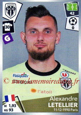 2017-18 - Panini Ligue 1 Stickers - N° 027 - Alexandre LETELLIER (Angers)