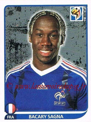 2010 - Panini FIFA World Cup South Africa Stickers - N° 093 - Bacary SAGNA (France)