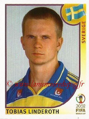 2002 - Panini FIFA World Cup Stickers - N° 448 - Tobias LINDEROTH (Suede)