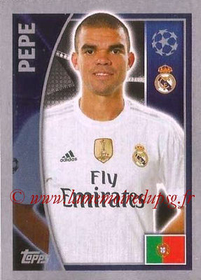 2015-16 - Topps UEFA Champions League Stickers - N° 036 - PEPE (Real Madrid CF)