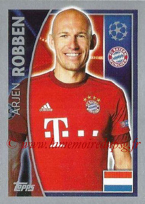 2015-16 - Topps UEFA Champions League Stickers - N° 387 - Arjen ROBBEN (FC Bayern Munich)