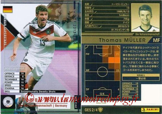 2013-14 - WCCF - N° GES2 - Thomas MÜLLER (Allemagne) (German Superstars)