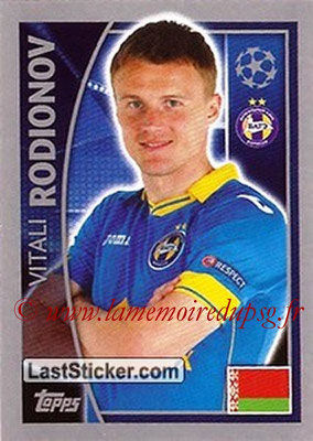 2015-16 - Topps UEFA Champions League Stickers - N° 362 - Vitali RODIONOV (FC Bate Borisov)site