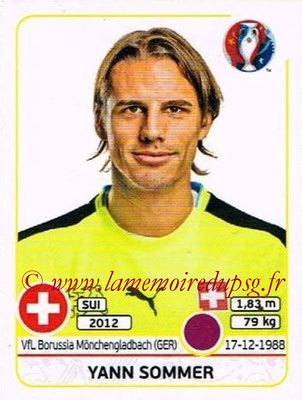 Panini Euro 2016 Stickers - N° 101 - Yann SOMMER (Suisse)