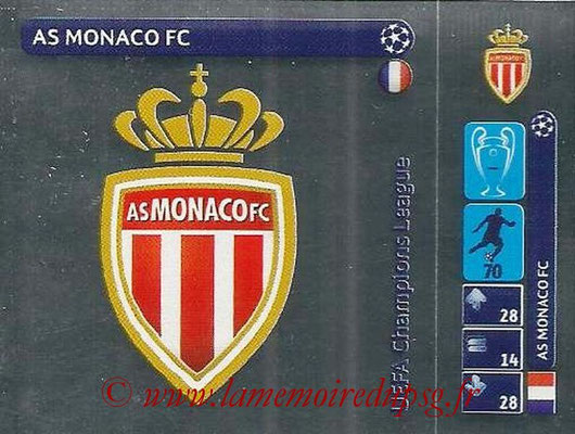 2014-15 - Panini Champions League N° 016 - Logo AS Monaco FC