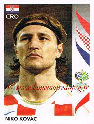 2006 - Panini FIFA World Cup Germany Stickers - N° 406 - Niko KOVAC (Croatie)