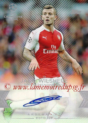 2015-16 - Topps UEFA Champions League Showcase Soccer - N° CLA-JW - Jack WILSHERE (Arsenal FC) (Base Autographs Cards)