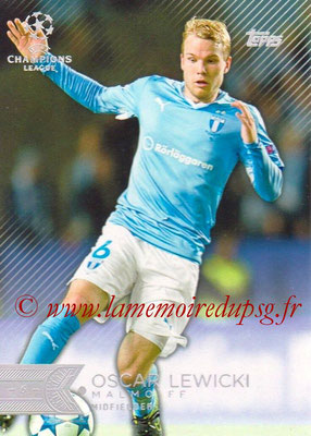 2015-16 - Topps UEFA Champions League Showcase Soccer - N° 025 - Oscar LEWICKI (Malmö FF)