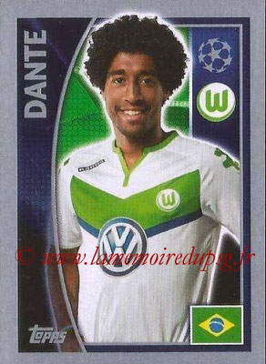 2015-16 - Topps UEFA Champions League Stickers - N° 138 - DANTE (VFL Wolfsburg)