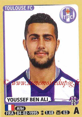 2015-16 - Panini Ligue 1 Stickers - N° 452 - Youssef BEN ALI (Toulouse FC)