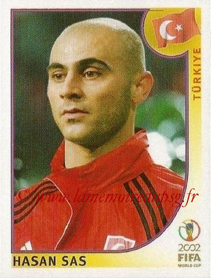 2002 - Panini FIFA World Cup Stickers - N° 202 - Hasan SAS (Turquie)