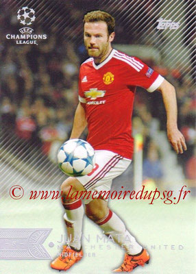 2015-16 - Topps UEFA Champions League Showcase Soccer - N° 037 - Juan MATA (Manchester United FC)