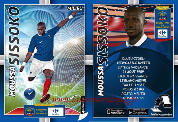 WC 2014 Collection Carrefour 3D Bleus - N° 16 - Moussa SISSOKO (Newcastle)