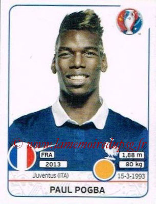 Panini Euro 2016 Stickers - N° 027 - Paul POGBA (France)
