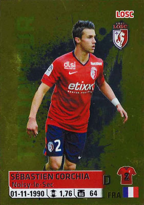 2014-15 - Panini Ligue 1 Stickers - N° 168 - Sébastien CORCHIA (Lille OSC)