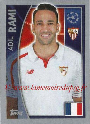 2015-16 - Topps UEFA Champions League Stickers - N° 267 - Adil RAMI (FC Seville)