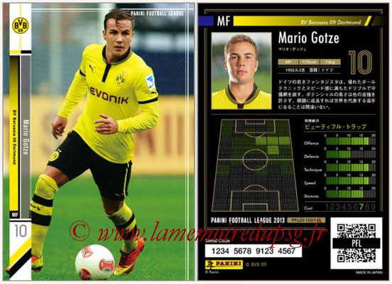Panini Football League 2013 - PFL03 - N° 103 - Mario Gotze (Borussia Dortmund)