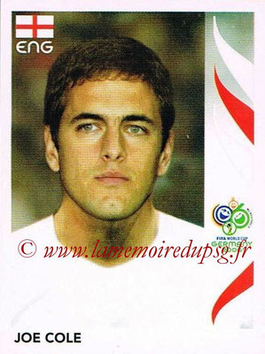 2006 - Panini FIFA World Cup Germany Stickers - N° 104 - Joe COLE (Angleterre)
