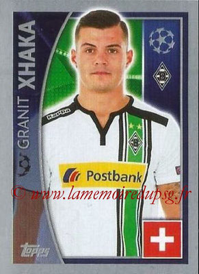 2015-16 - Topps UEFA Champions League Stickers - N° 285 - Granit XHAKA (VfL Borussia Mönchengladbach)