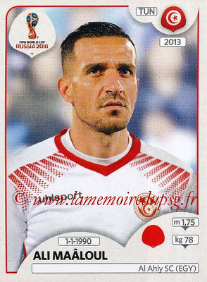 2018 - Panini FIFA World Cup Russia Stickers - N° 555 - Ali MAÂLOUL (Tunisie)