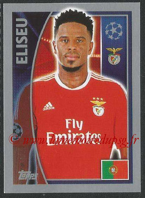 2015-16 - Topps UEFA Champions League Stickers - N° 164 - ELISEU (SL Benfica)