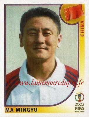 2002 - Panini FIFA World Cup Stickers - N° 218 - Ma MINGYU (Chine)