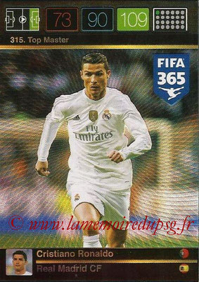 2015-16 - Panini Adrenalyn XL FIFA 365 - N° 315 - Cristiano RONALDO (Real Madrid CF) (Top Master)