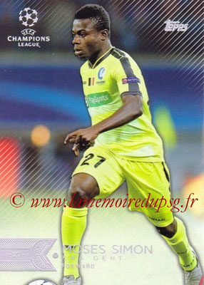 2015-16 - Topps UEFA Champions League Showcase Soccer - N° 193 - Moses SIMON (KAA Gent)