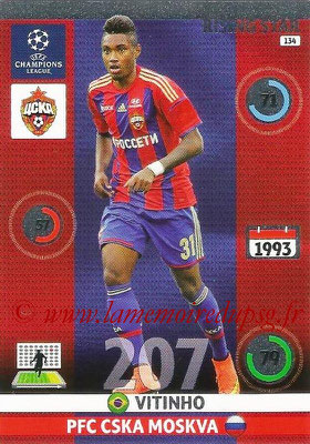 2014-15 - Adrenalyn XL champions League N° 134 - VITINHO (PFC CSKA Moscou) (Rising star)