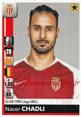 2018-19 - Panini Ligue 1 Stickers - N° 237 - Nacer CHADLI (Monaco)