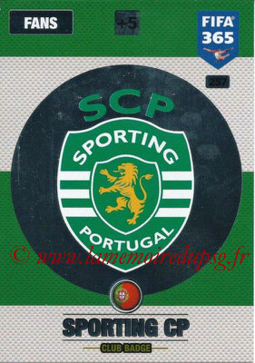 2016-17 - Panini Adrenalyn XL FIFA 365 - N° 257 - Logo SportIng CP (Club Badge)