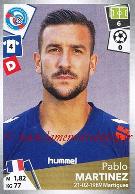 2017-18 - Panini Ligue 1 Stickers - N° 447 - Pablo MARTINEZ (Strasbourg)
