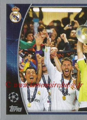 2015-16 - Topps UEFA Champions League Stickers - N° 611 - Real Madrid CF 2013-14 (puzzle 1) (UEFA Champions League Winners)