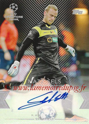 2015-16 - Topps UEFA Champions League Showcase Soccer - N° CLA-MS - Matz SELS (KAA Gent) (Base Autographs Cards)