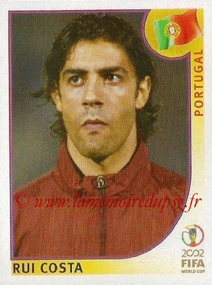 2002 - Panini FIFA World Cup Stickers - N° 305 - Rui COSTA (Portugal)