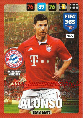 2016-17 - Panini Adrenalyn XL FIFA 365 - N° 165 - Xabi ALONSO (FC Bayern Munich)