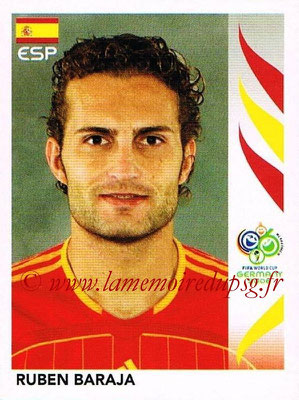 2006 - Panini FIFA World Cup Germany Stickers - N° 540 - Ruben BARAJA (Espagne)