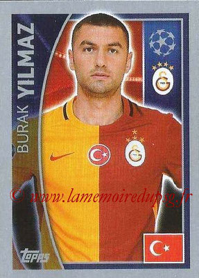 2015-16 - Topps UEFA Champions League Stickers - N° 203 - Burak YILMAZ (Galatasaray AS)