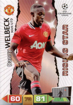2011-12 - Panini Champions League Cards - N° 157 - Danny WELBECK (Manchester United FC) (Rising Star)