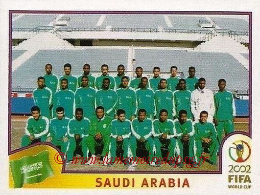 2002 - Panini FIFA World Cup Stickers - N° 331 - Equipe Arabie Saoudite