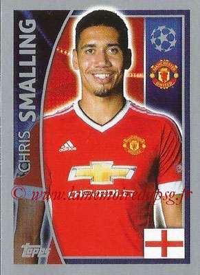 2015-16 - Topps UEFA Champions League Stickers - N° 107 - Chris SMALLING (Manchester United FC)