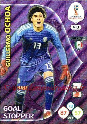 2018 - Panini FIFA World Cup Russia Adrenalyn XL - N° 413 - Guillermo OCHOA (Mexique) (Goal Stopper)
