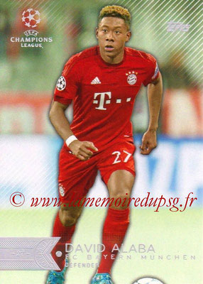 2015-16 - Topps UEFA Champions League Showcase Soccer - N° 132 - David ALABA (FC Bayern Munich)