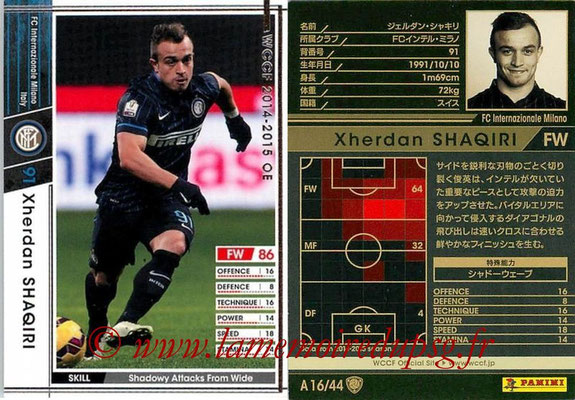 2013-14 - WCCF - N° A16 - Xherdan SHAQIRI (FC Inter Milan)