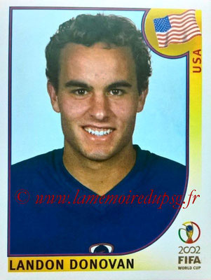 2002 - Panini FIFA World Cup Stickers - N° 291 - Landon DONOVAN (Etats-Unis)