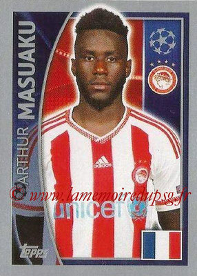 2015-16 - Topps UEFA Champions League Stickers - N° 410 - Arthur MASUAKU (Olympiacos FC)